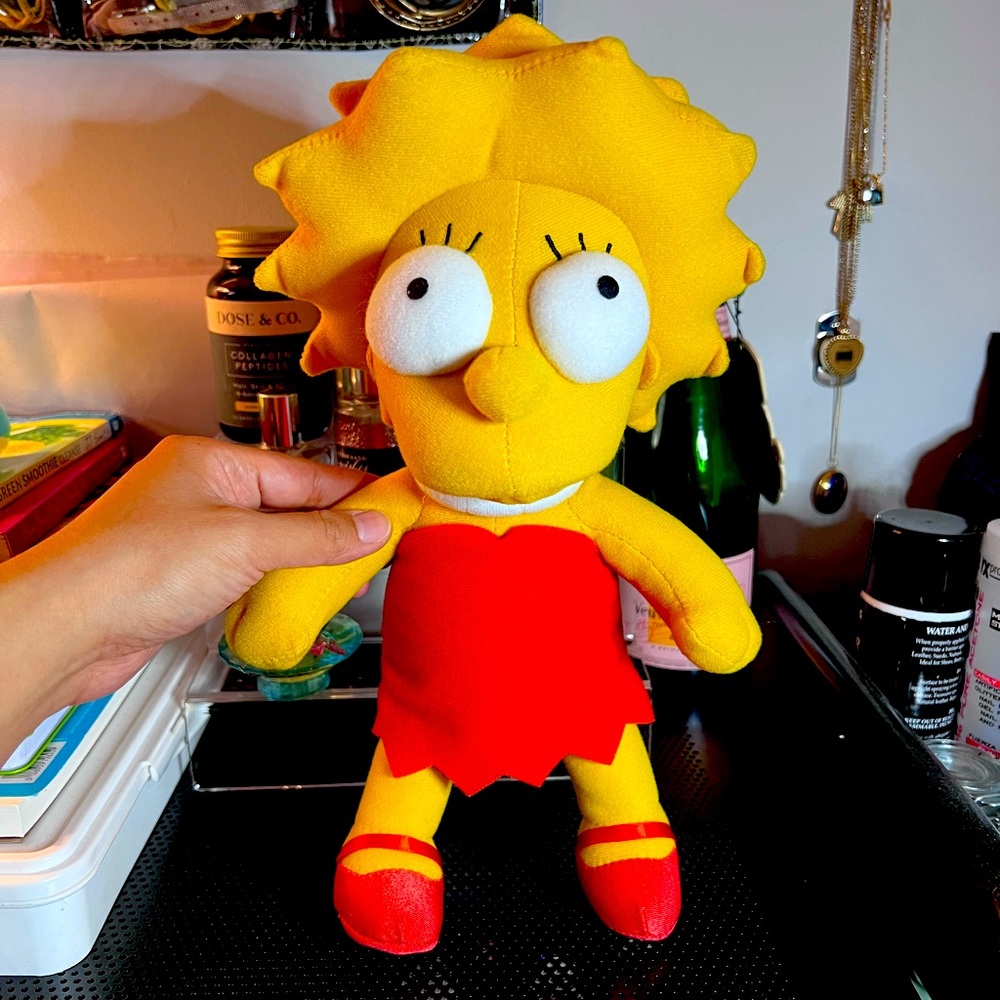 Vintage Lisa Simpson Plush Doll
